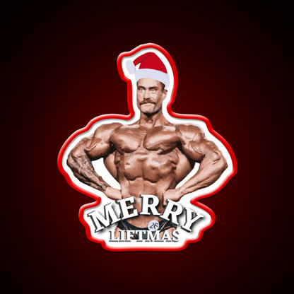 Merry Liftmas Gym Fitness Led Neon Sign Rgb Color