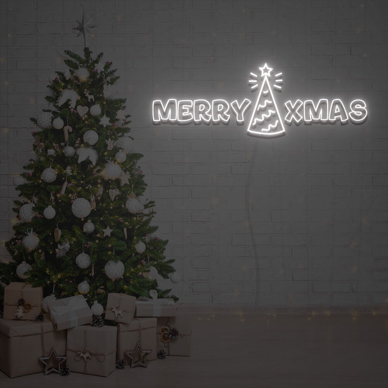 Merry Xmas Neon Sign Fashion Neon Sign For Home Party | Shineneon