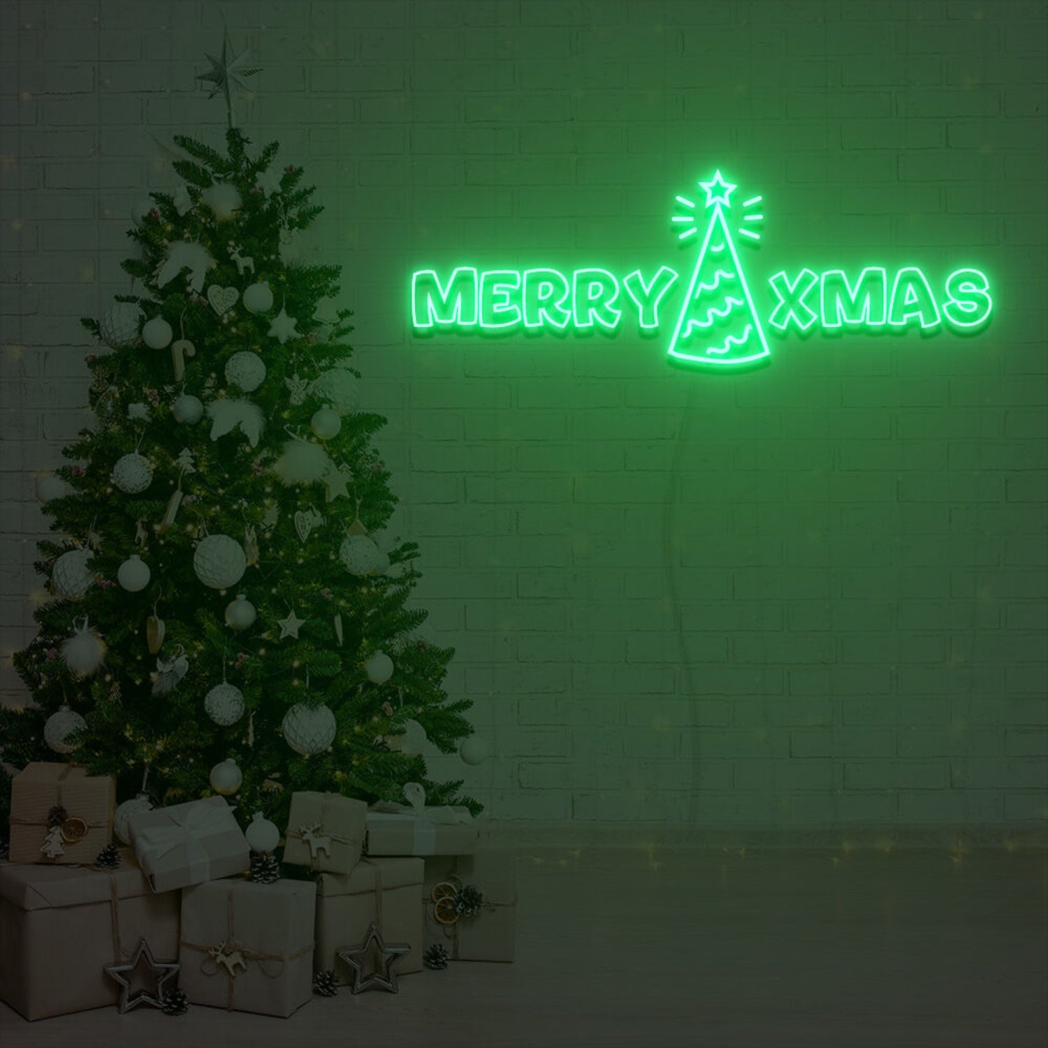 Merry Xmas Neon Sign Fashion Neon Sign For Home Party | Shineneon