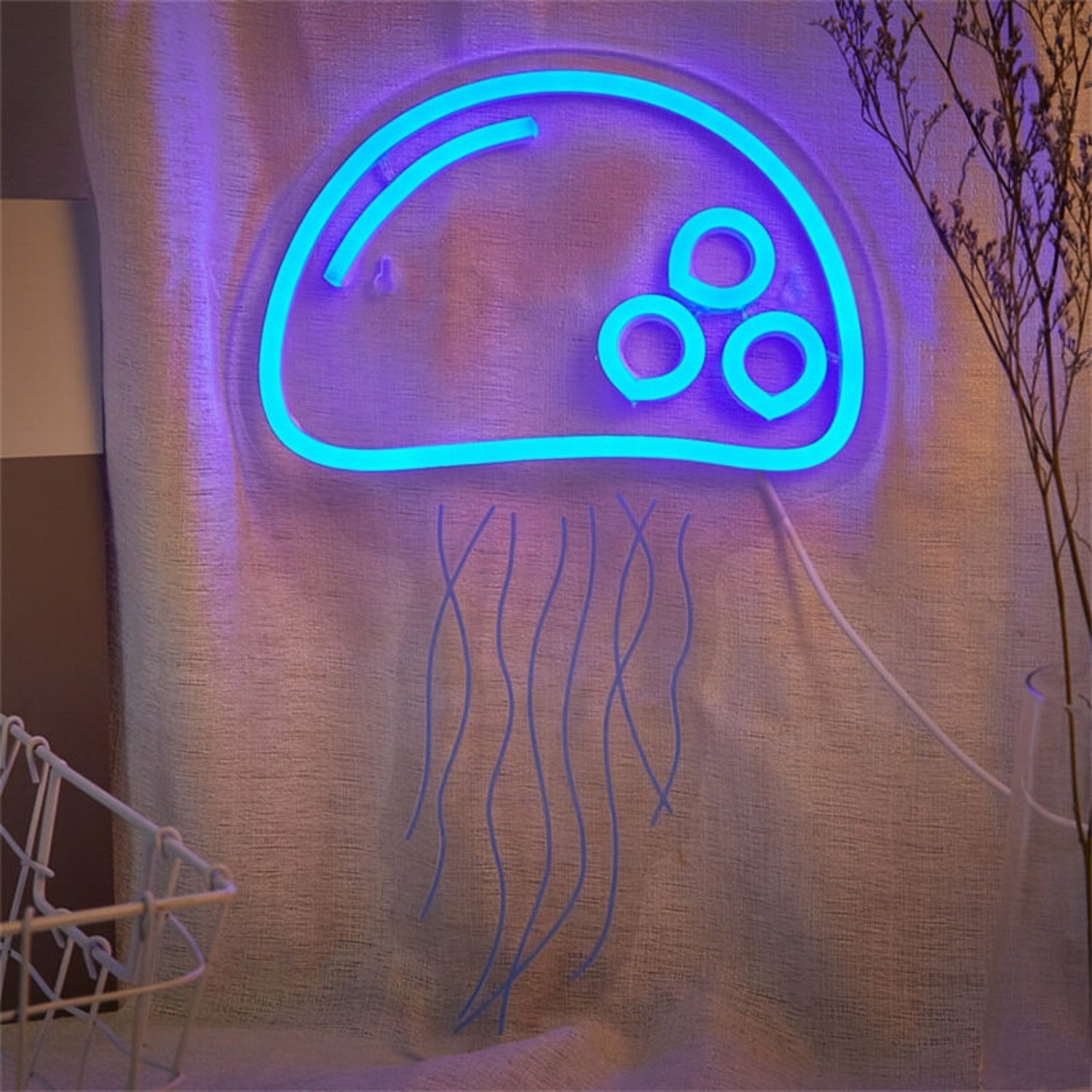 Mesmerizing Glow To Your Space Led Neon Sign Jellyfish | Shineneon
