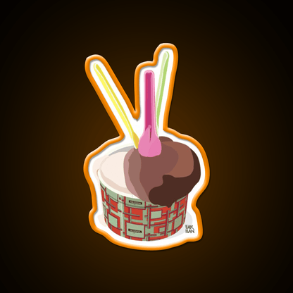 Messina Gelato Ice Cream Snack Food Led Neon Sign Rgb Color - Shineneon