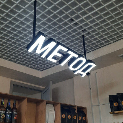 Metoa 3D Frontlit Channel Letters Led Light Sign