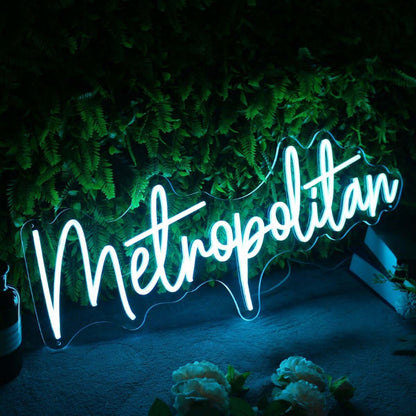 Metropolitan Blue Led Neon Sign - Shineneon