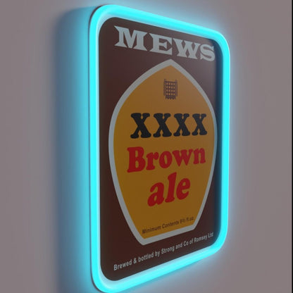 Mew Langtons Brown Ale Rgb Led Neon Sign