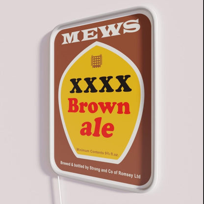 Mew Langtons Brown Ale Rgb Led Neon Sign