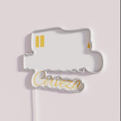Mexican Beer Necesito Cerveza Funny Rgb Led Neon Sign