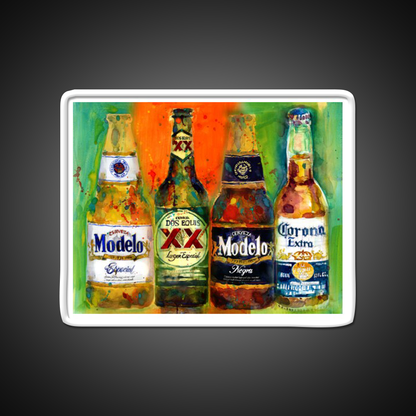 Mexican Beers Bright Colors Bar Deco Beer Bar Decor Led Neon Sign Rgb Color - LED neon sign view 11
