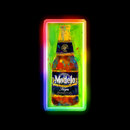 Mexican Bottle Beer Bar Decor Led Neon Sign Rgb Color - LED neon sign close-up detail