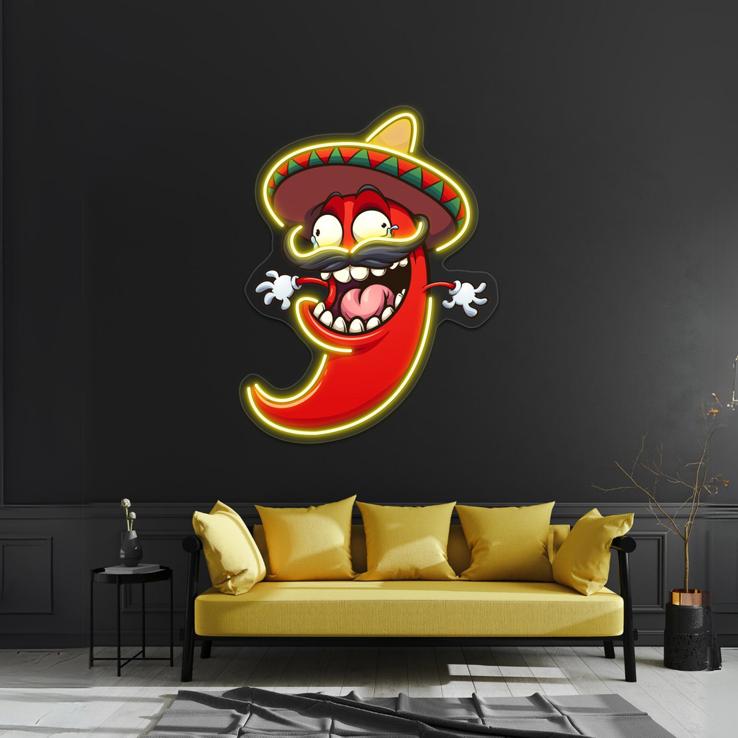 Mexican Chili Pepper Wall Artwork Neon Signs