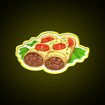 Mexican Enchiladas Fast Food Led Neon Sign For Burger Place Rgb Color - Shineneon
