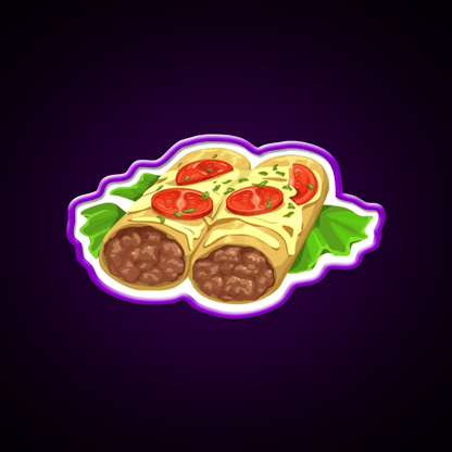 Mexican Enchiladas Fast Food Led Neon Sign For Burger Place Rgb Color - Shineneon