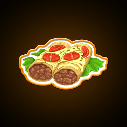 Mexican Enchiladas Fast Food Led Neon Sign For Burger Place Rgb Color - Shineneon