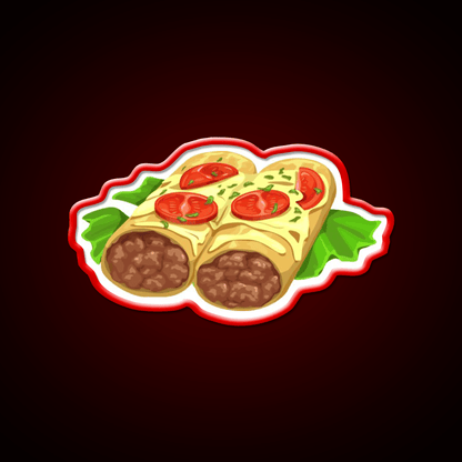 Mexican Enchiladas Fast Food Led Neon Sign For Burger Place Rgb Color - Shineneon