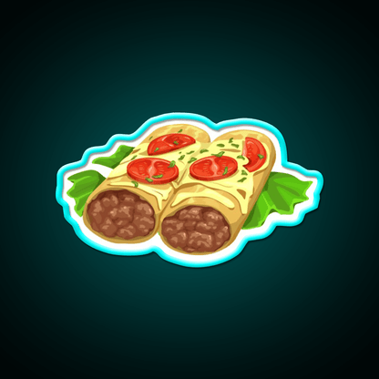 Mexican Enchiladas Fast Food Led Neon Sign For Burger Place Rgb Color - Shineneon