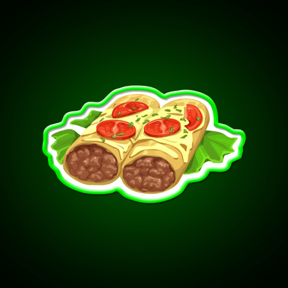 Mexican Enchiladas Fast Food Led Neon Sign For Burger Place Rgb Color - Shineneon