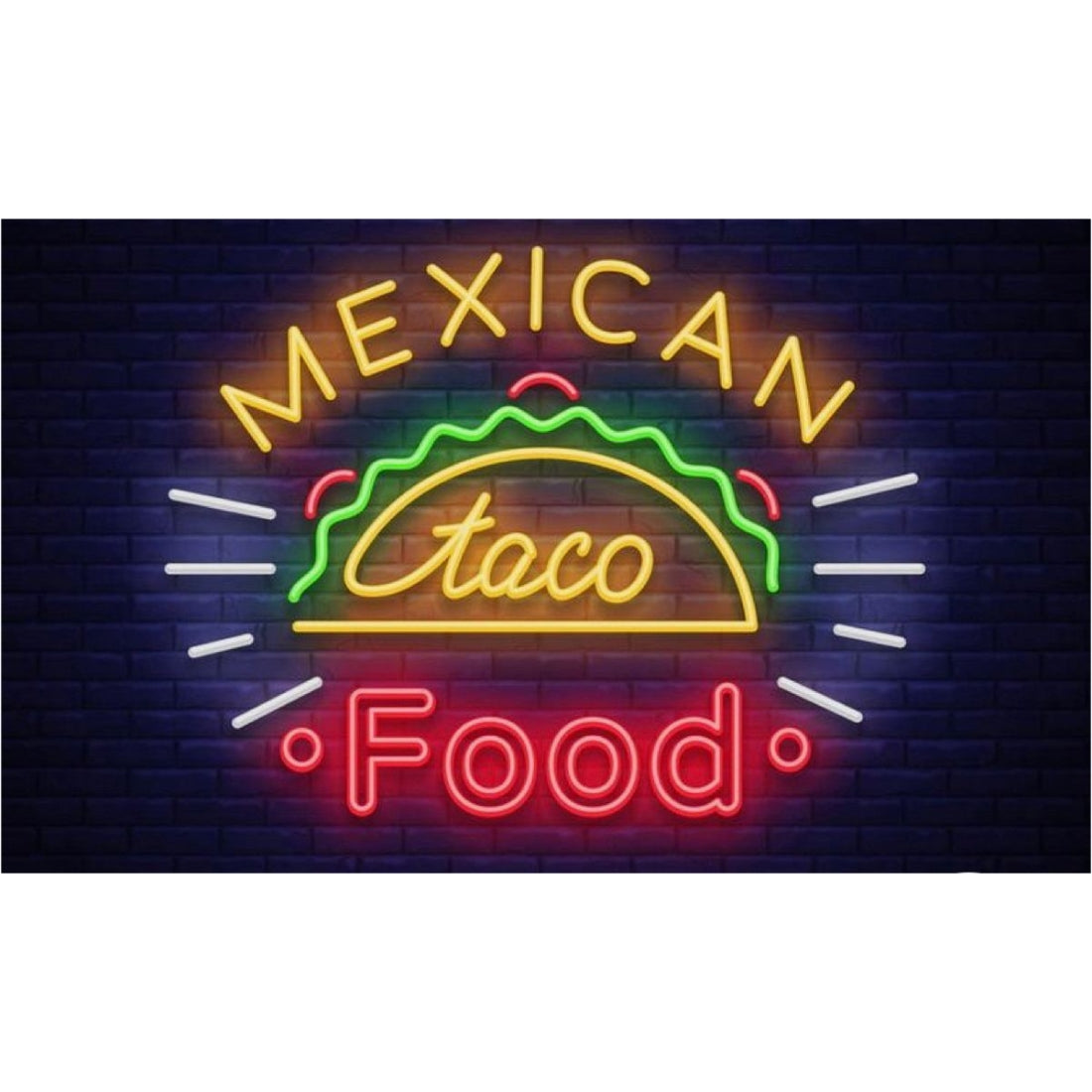 Mexican Food Taco Led Sign Business Neon Sign