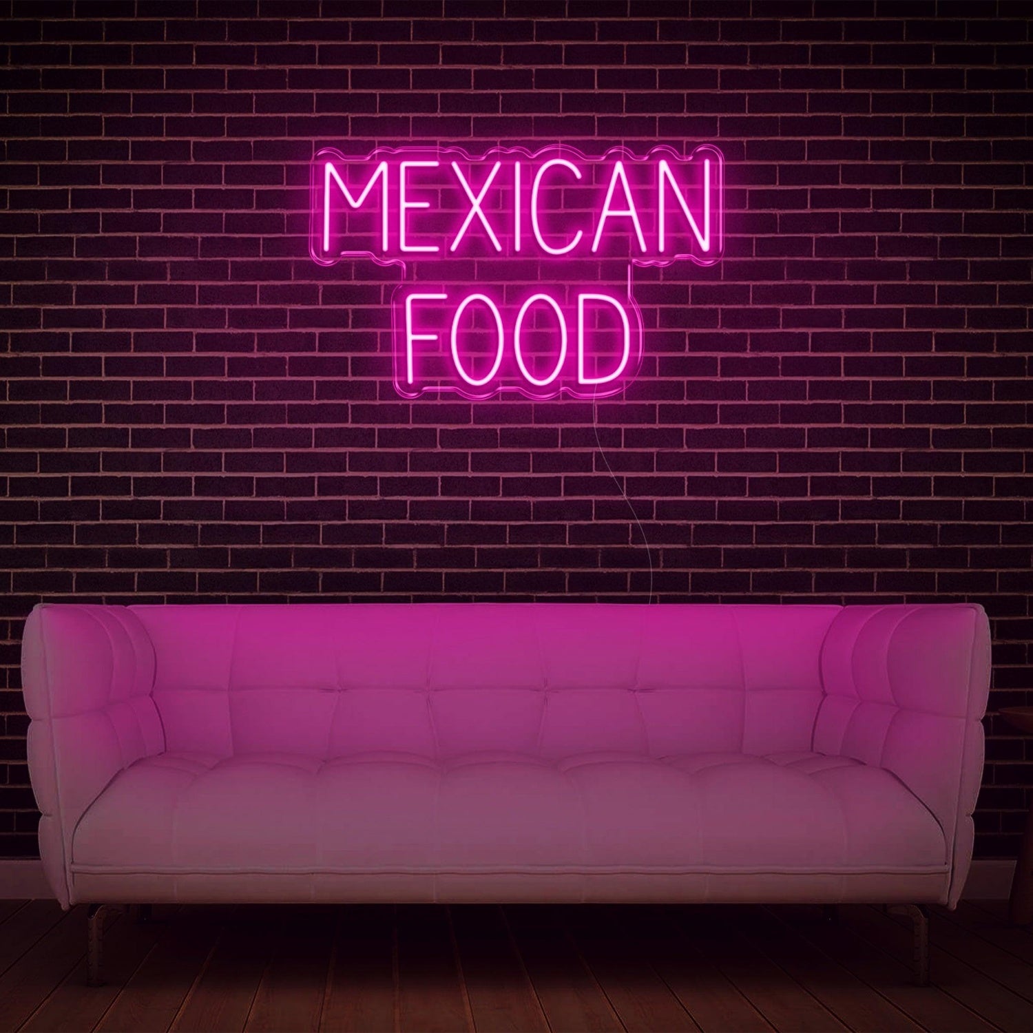 Mexican Food Warm Yellow Retro Led Neon Sign For Cafe Restaurant Wall Decor | Shineneon