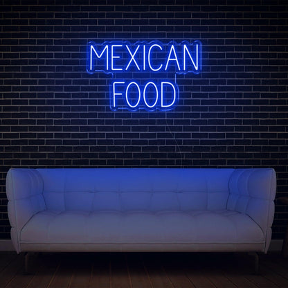 Mexican Food Warm Yellow Retro Led Neon Sign For Cafe Restaurant Wall Decor | Shineneon