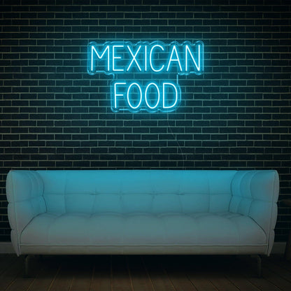 Mexican Food Warm Yellow Retro Led Neon Sign For Cafe Restaurant Wall Decor | Shineneon
