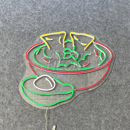 Mexican Guacamole Bowl Led Neon Sign | Shineneon