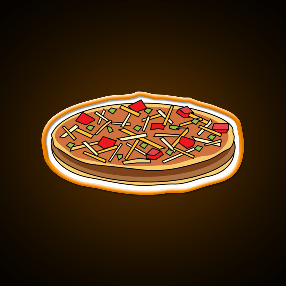 Mexican Pizza Fast Food Led Neon Sign For Burger Place Rgb Color - Shineneon