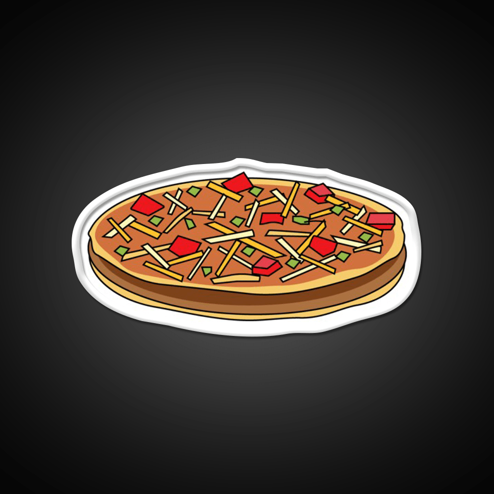 Mexican Pizza Fast Food Led Neon Sign For Burger Place Rgb Color - Shineneon
