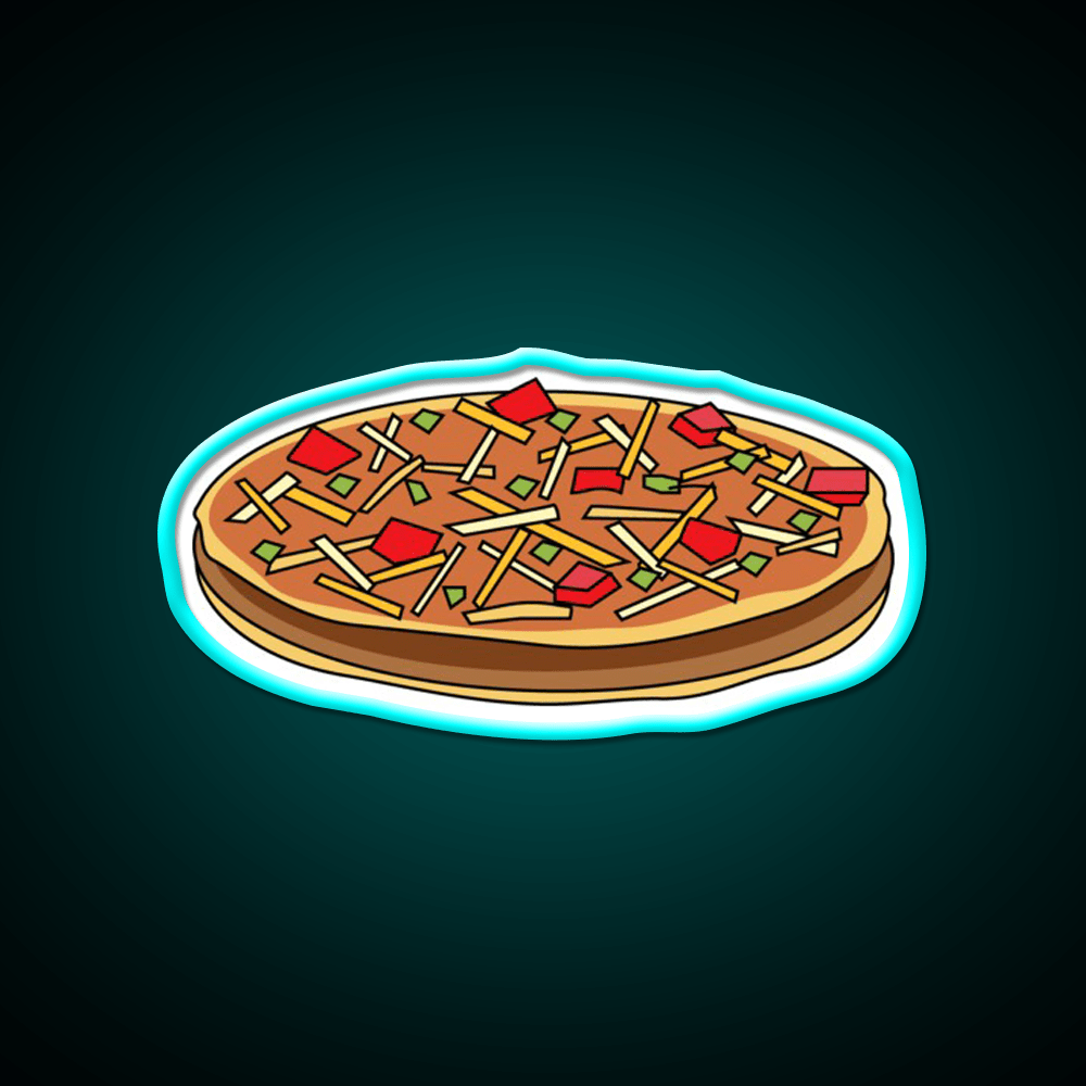 Mexican Pizza Fast Food Led Neon Sign For Burger Place Rgb Color - Shineneon