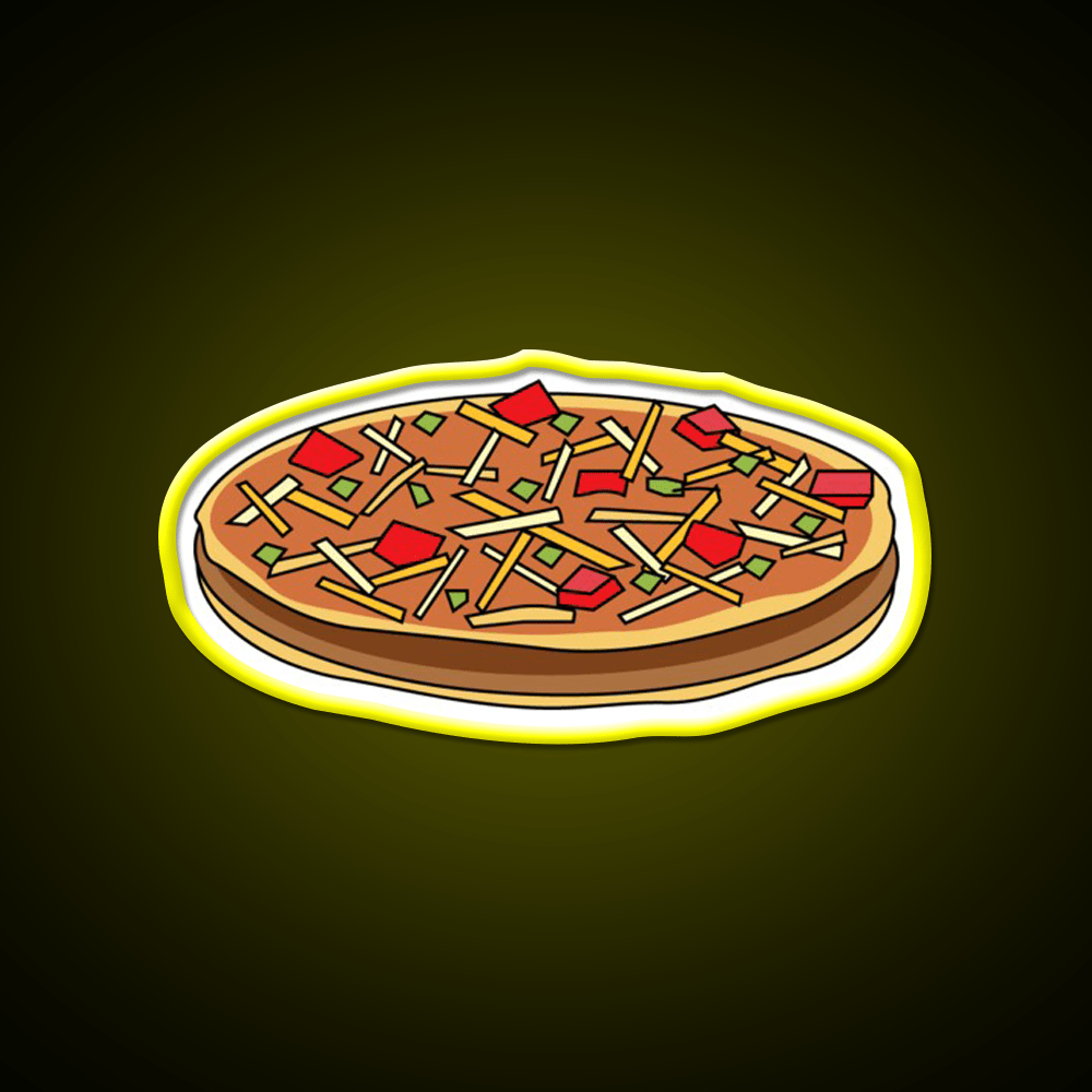 Mexican Pizza Fast Food Led Neon Sign For Burger Place Rgb Color - Shineneon
