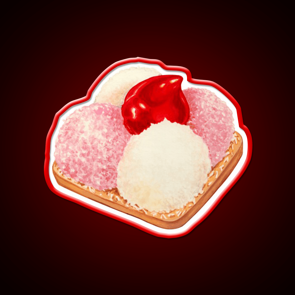 Mexican Snack Cookie White Snack Food Led Neon Sign Rgb Color - Shineneon