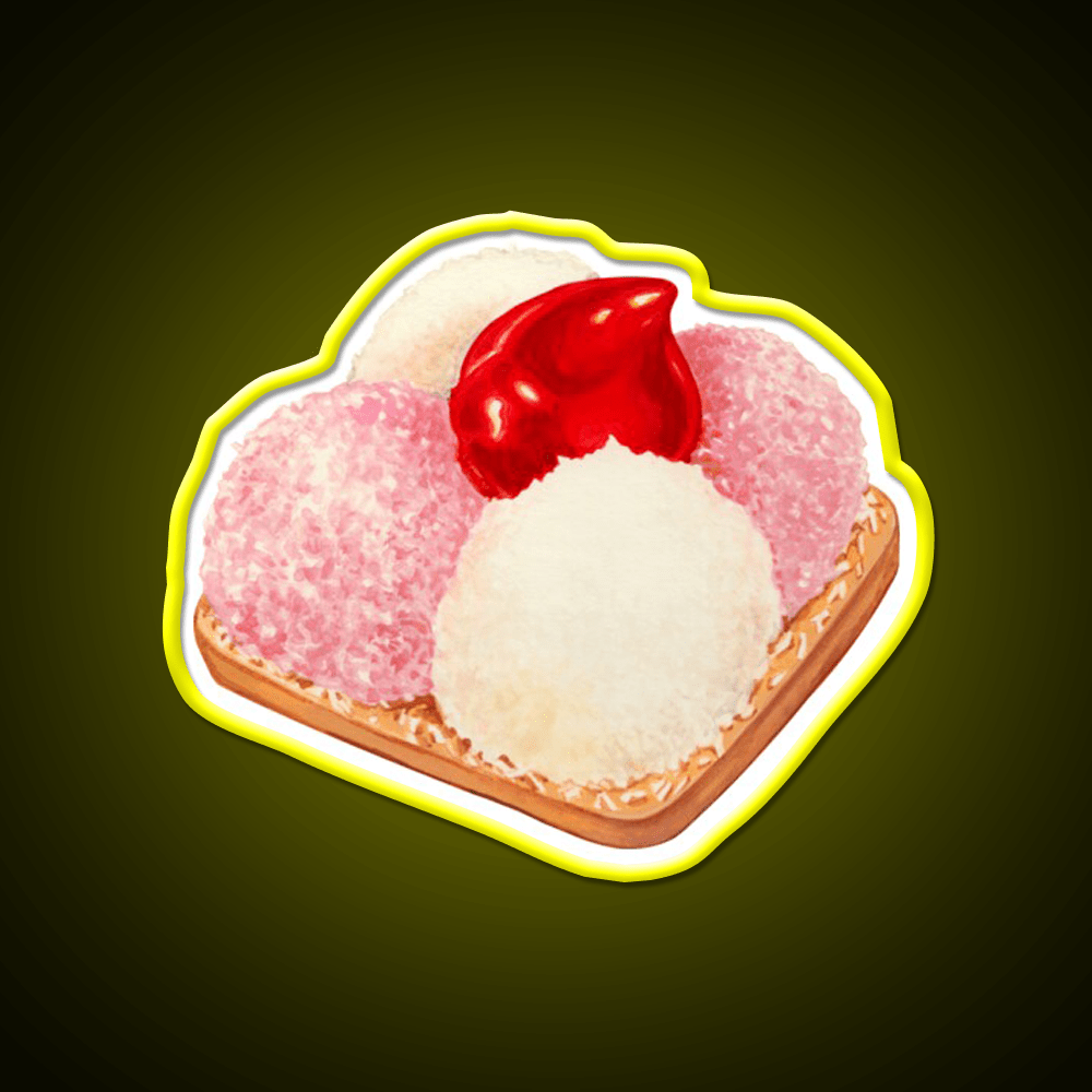 Mexican Snack Cookie White Snack Food Led Neon Sign Rgb Color - Shineneon