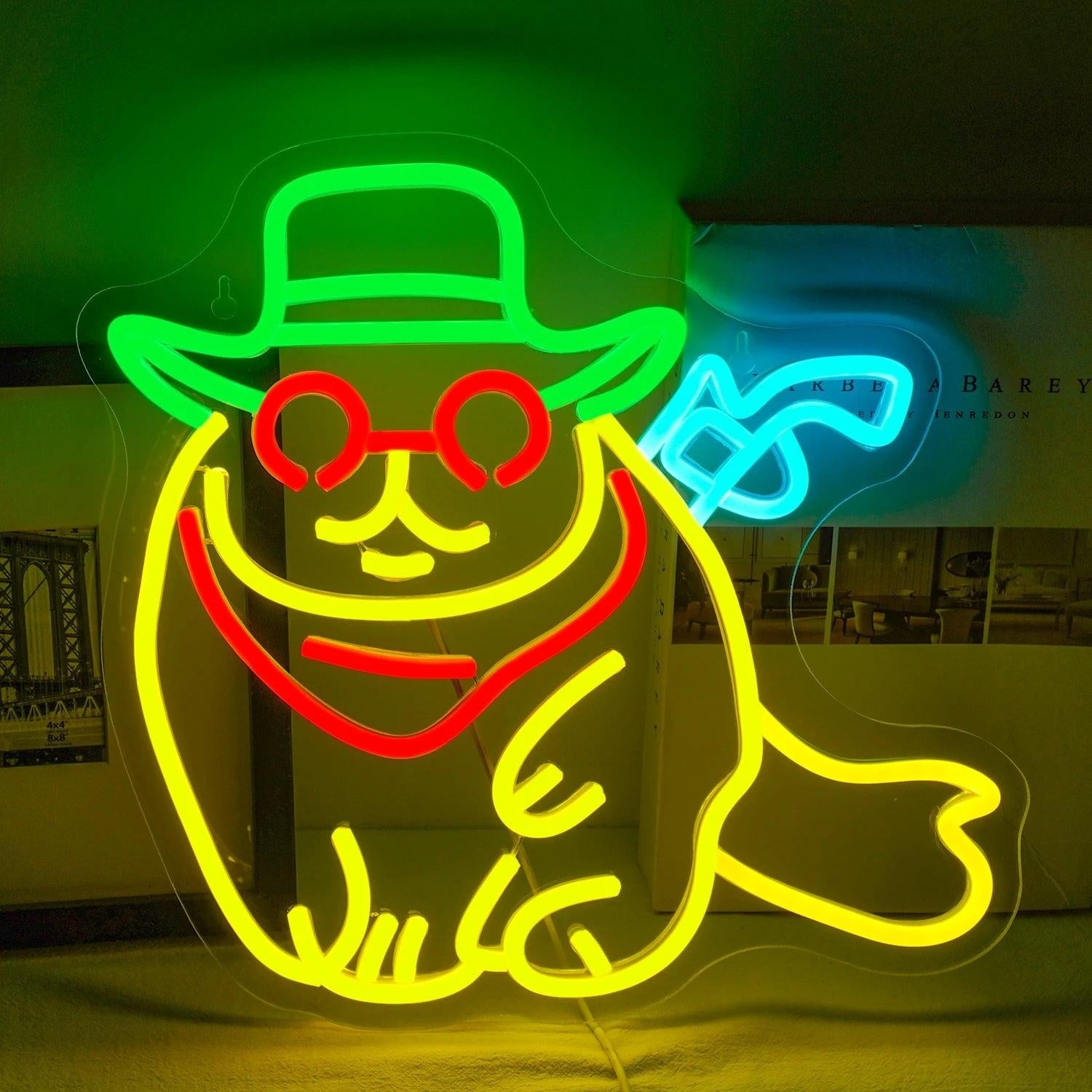 Mexican-Style Multicolor Skull Cactus Led Neon Sign For Cafe Restaurant Decor | Shineneon