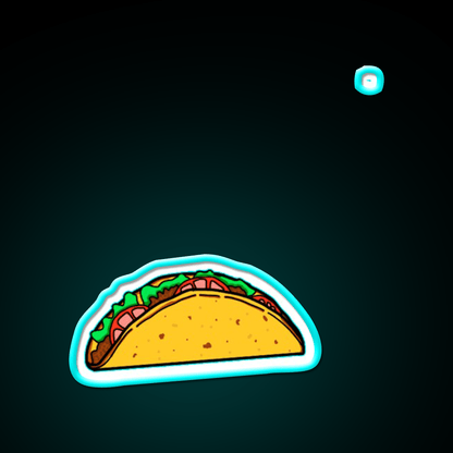 Mexican Taco Led Neon Sign Mexican Food Sign Rgb Color - Shineneon