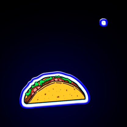 Mexican Taco Led Neon Sign Mexican Food Sign Rgb Color - Shineneon