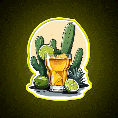 Mexico Drink Cinco De Mayo Party Drink Tequila Led Neon Sign Bar Wall Light Rgb Color - Custom LED neon sign front view