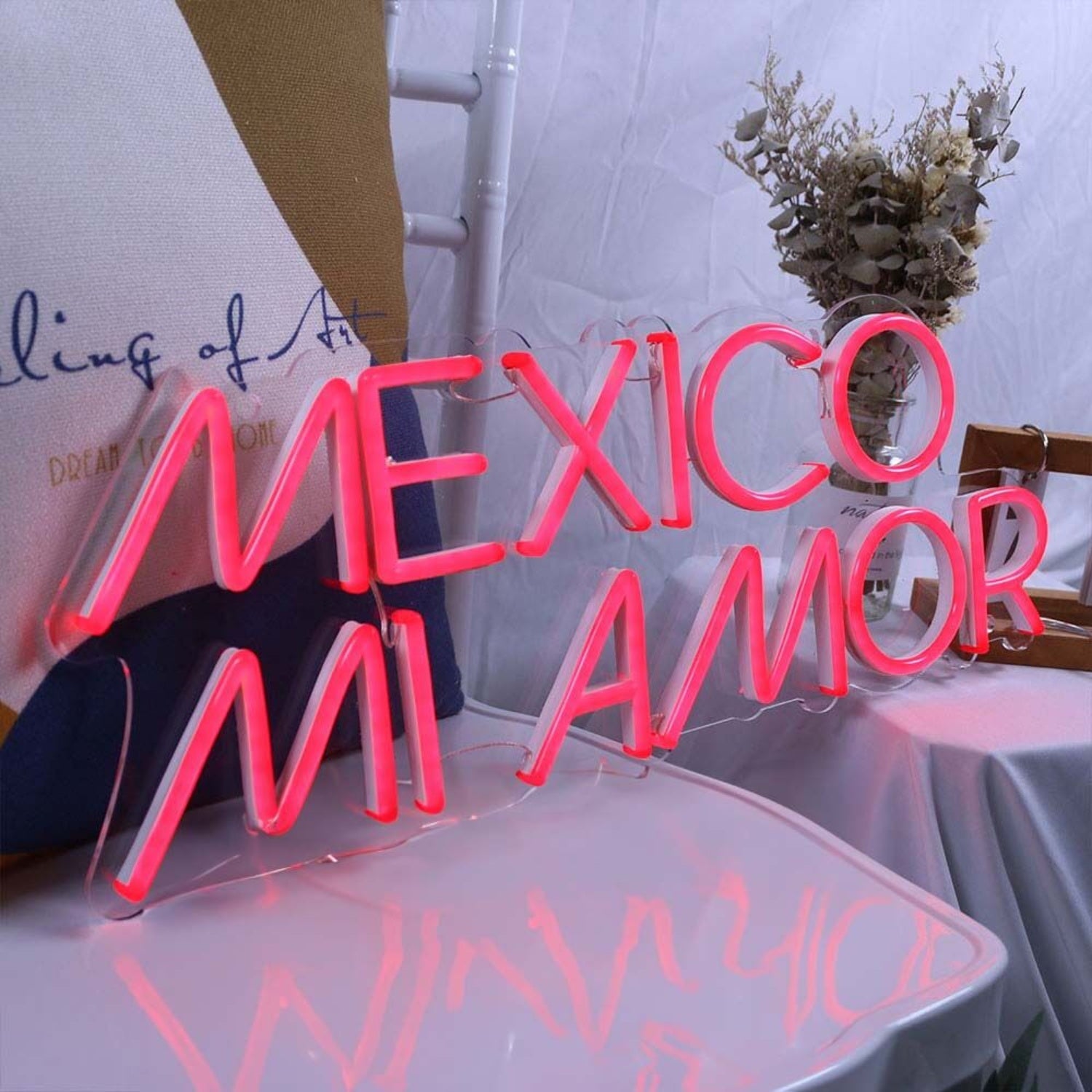 Mexico Mi Amled Neon Sign Fcultural And Festive Spaces | Shineneon