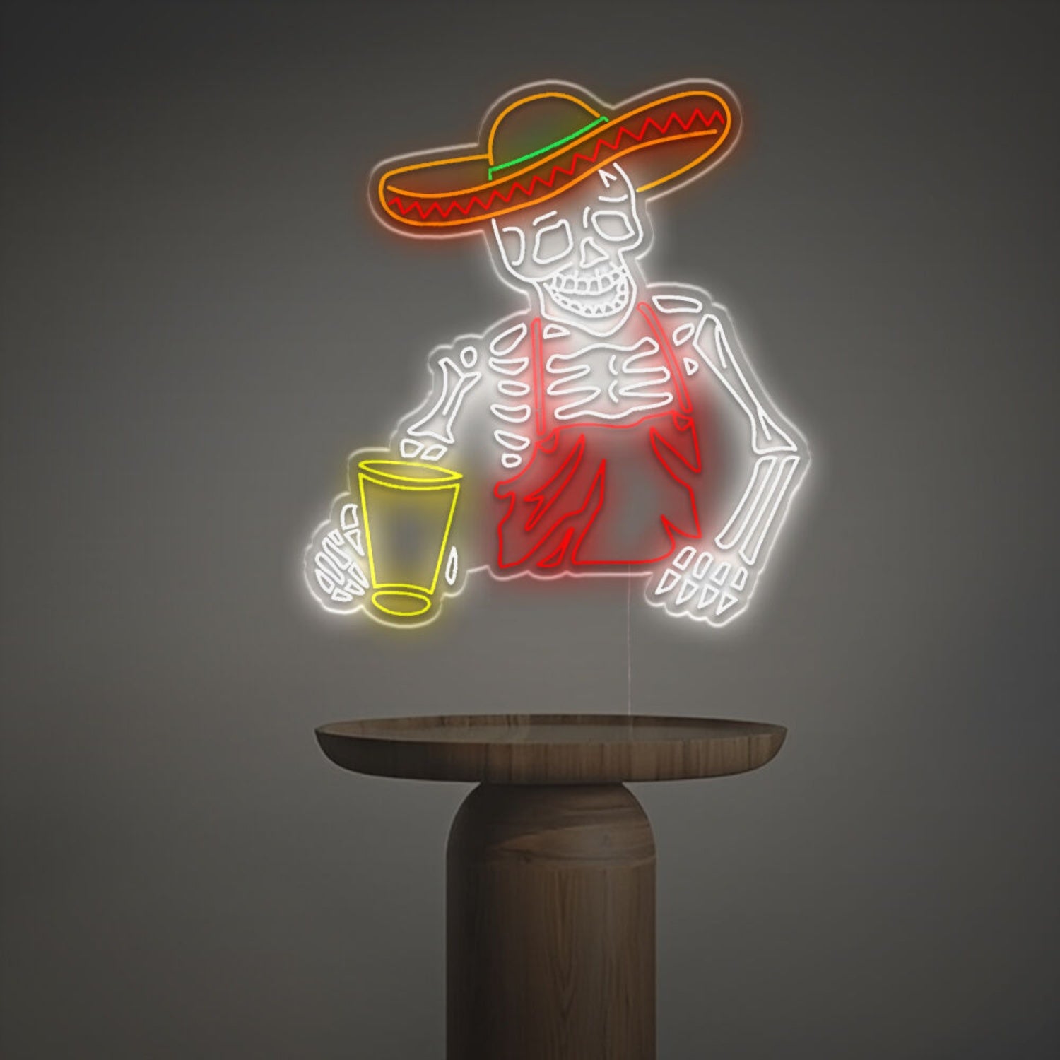 Mexico Skeleton Man Led Neon Sign | Shineneon