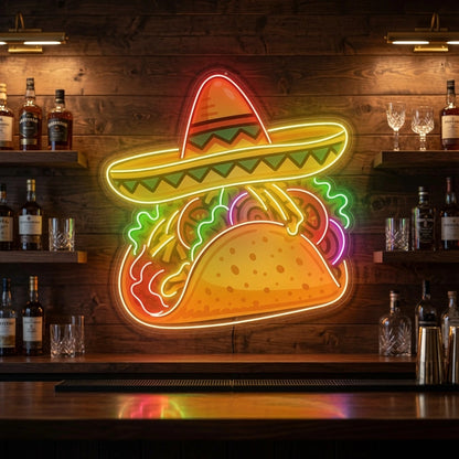 Mexico Tacos Wall Decor LED Neon Sign - 02 High-Converting Product Image