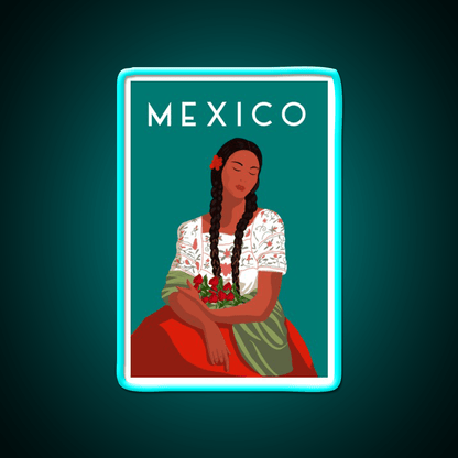 Mexico Travel Poster Party Drink Tequila Led Neon Sign Rgb Color - Shineneon