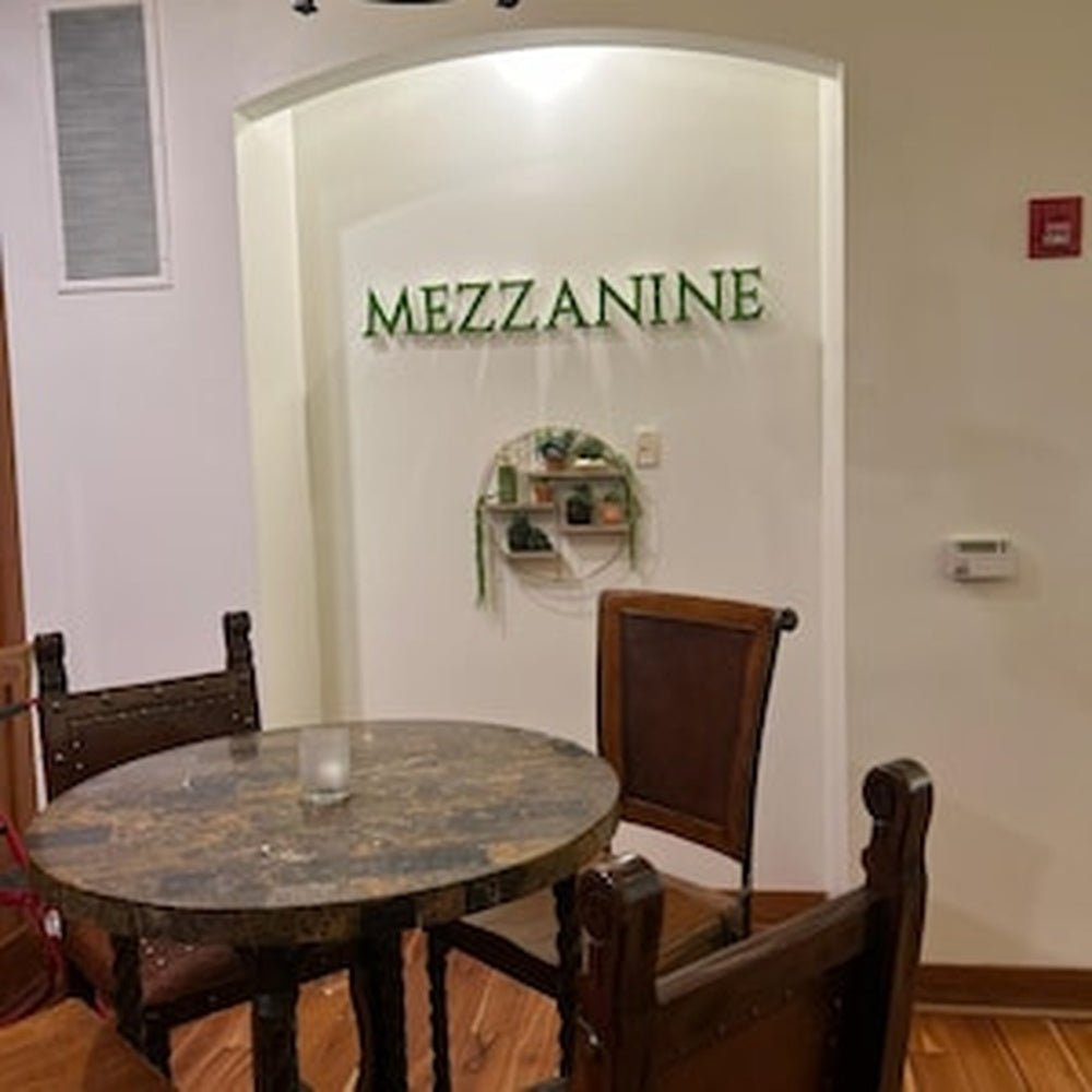 Mezzanine 3D Backlit Channel Letters Led Light Sign - Shineneon