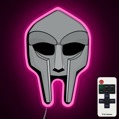 Mf Doom Mask Led Neon Sign Wall Art Acrylic Neon Light