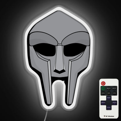 Mf Doom Mask Led Neon Sign Wall Art Acrylic Neon Light