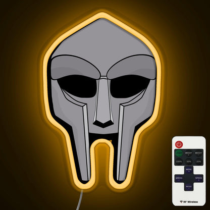 Mf Doom Mask Led Neon Sign Wall Art Acrylic Neon Light