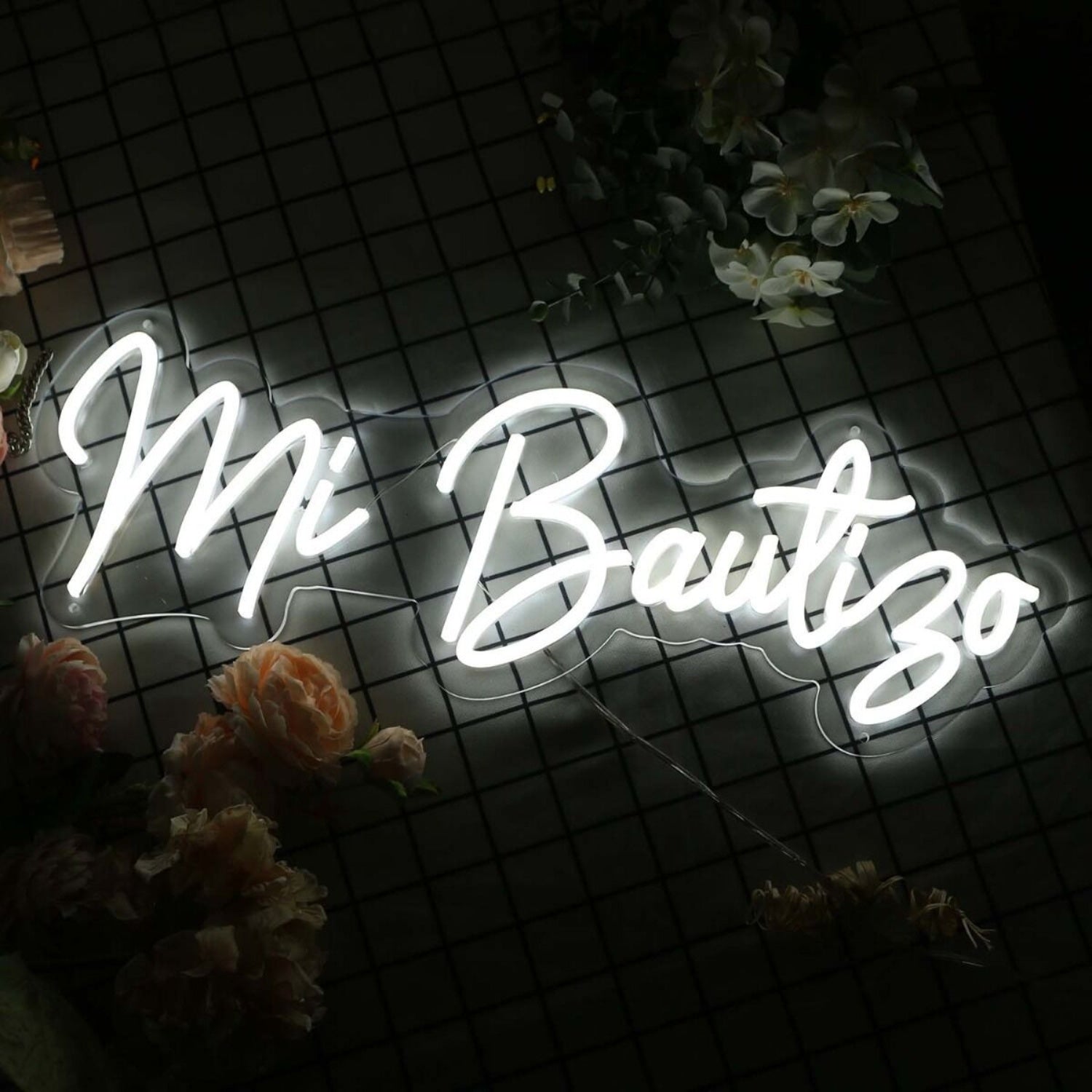 Mi Bautizo White Led Neon Sign - Shineneon
