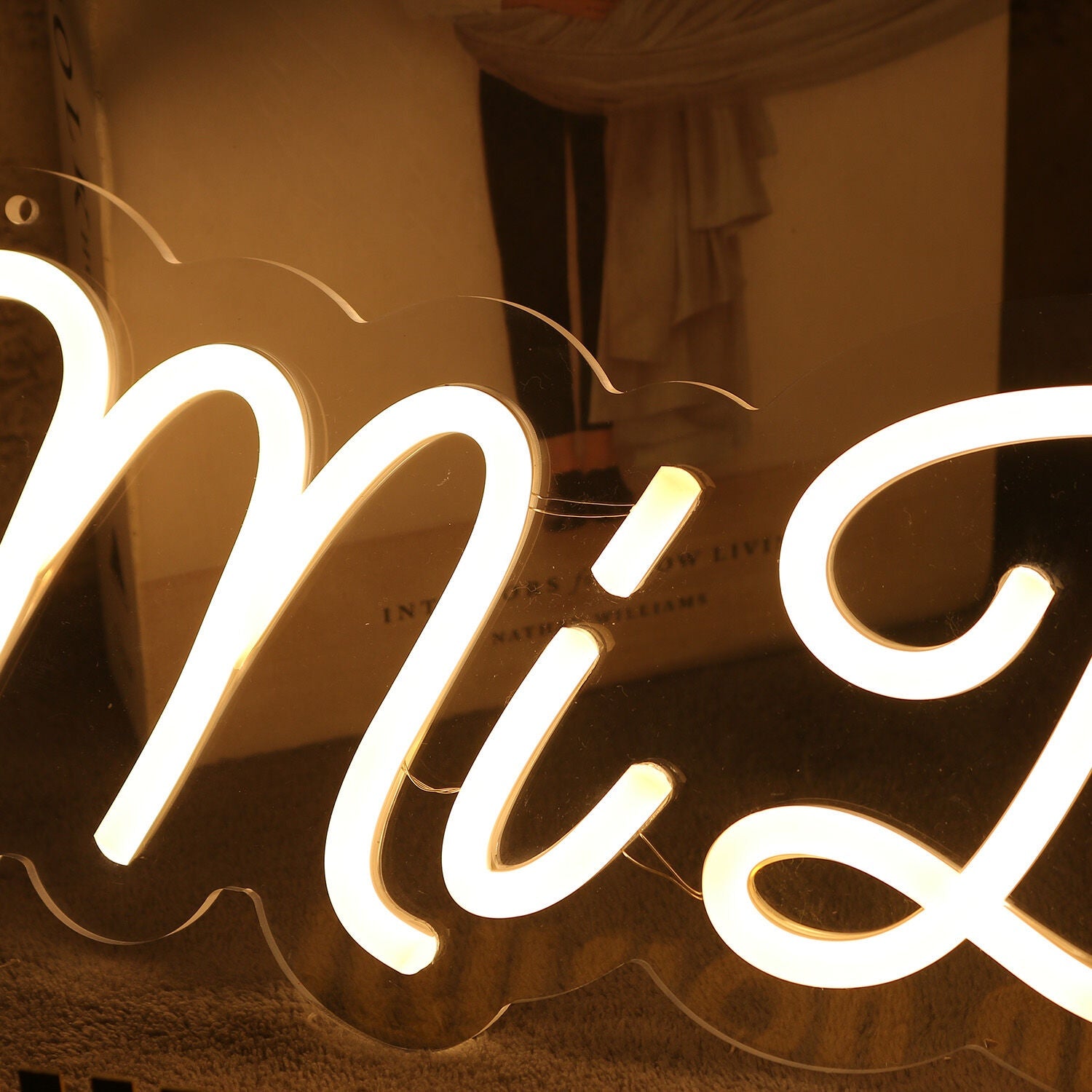 Mi Bautizqo Yellow Led Neon Sign - Shineneon