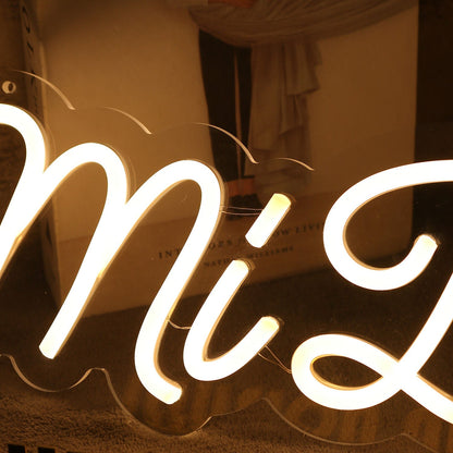 Mi Bautizqo Yellow Led Neon Sign - Shineneon