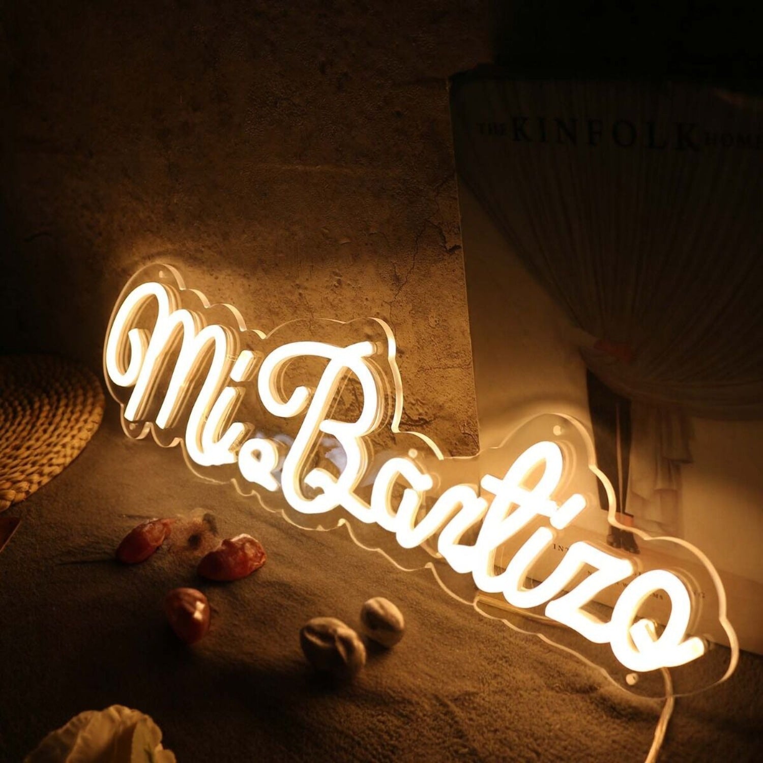 Mi Bautizqo Yellow Led Neon Sign - Shineneon