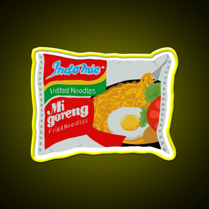 Mi Goreng Instant Ramen Noodles Snack Food Led Neon Sign Rgb Color - Shineneon