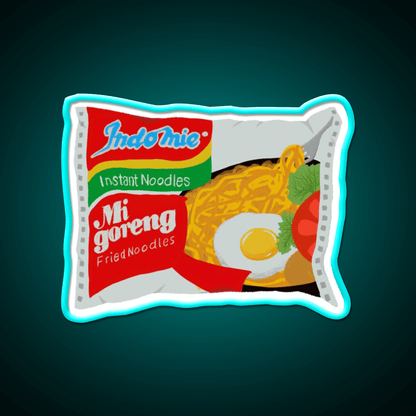 Mi Goreng Instant Ramen Noodles Snack Food Led Neon Sign Rgb Color - Shineneon