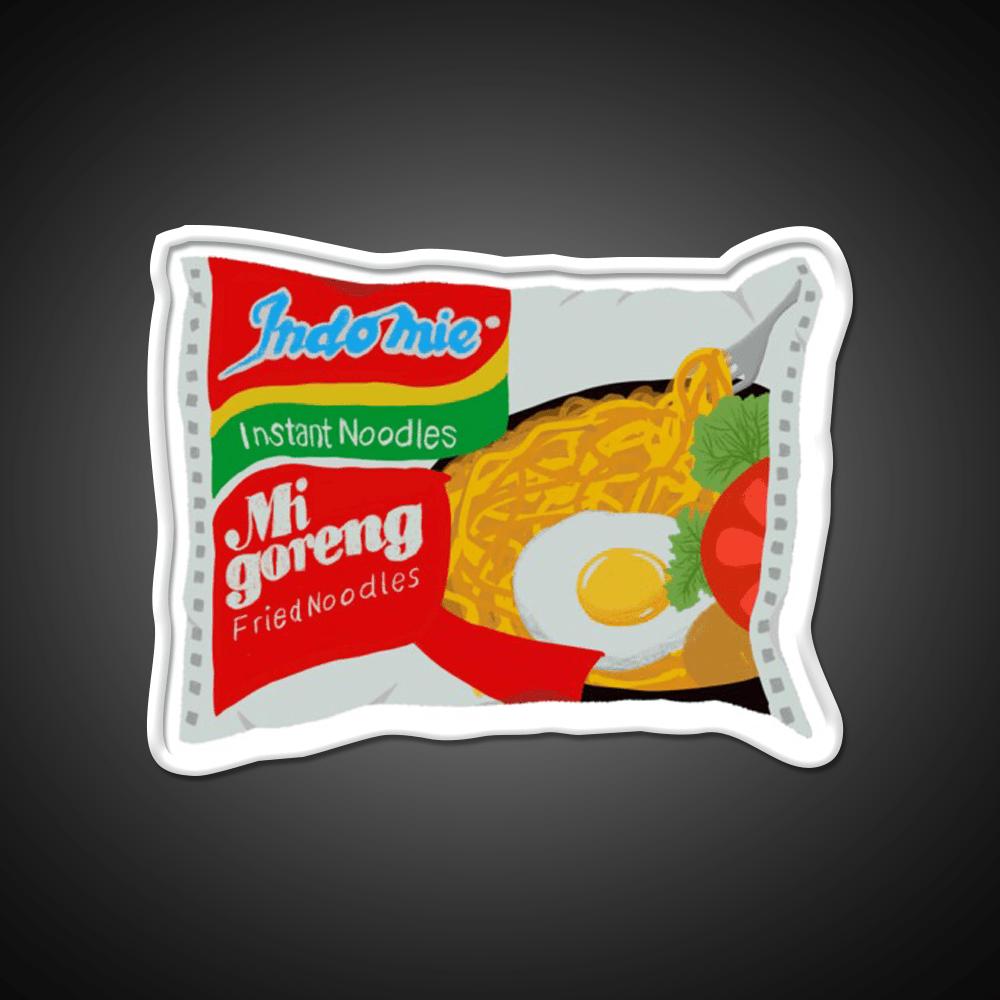 Mi Goreng Instant Ramen Noodles Snack Food Led Neon Sign Rgb Color - Shineneon
