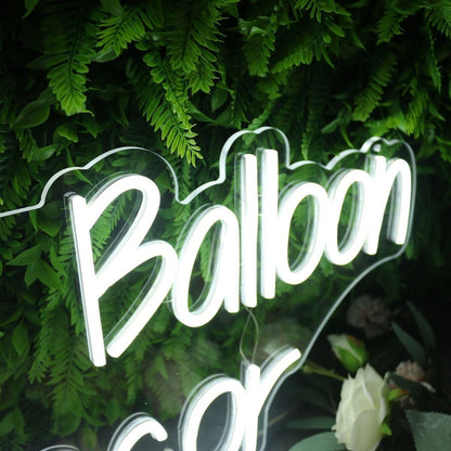 Miami Balloon Decor White Led Neon Sign - Shineneon
